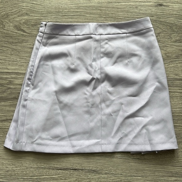 ASOS Design Lilac Pastel Purple Pleated Skirt Size 4 - Picture 6 of 9